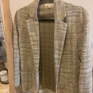 Max Studio Plaid Blazer